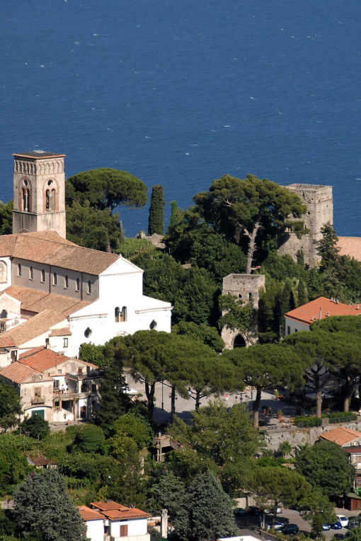 cathedral of Ravello seen from above.